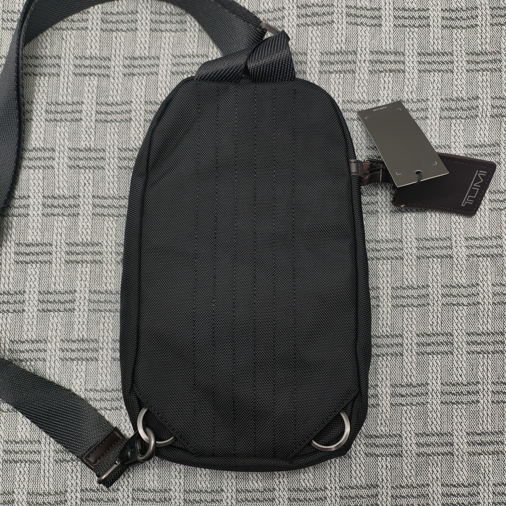 Tumi Alpha Bravo Anti-Theft Chest Sling Bag | Tactical Black Crossbody - Picture 4 of 7